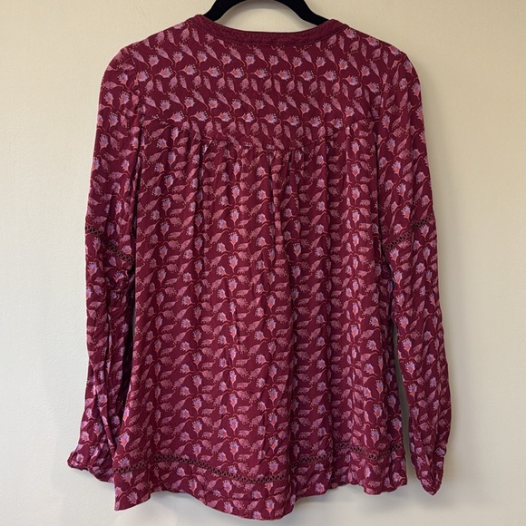 Mountain Khakis Women’s Harvest Shirt Fair Trade | medium | port print | EUC - Picture 8 of 9